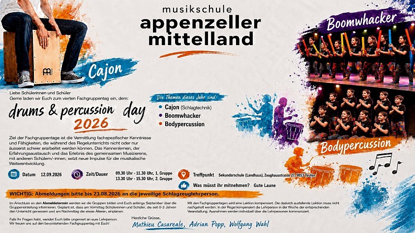 Wolfgang Wahl Musikschule Appenzeller Mittelland